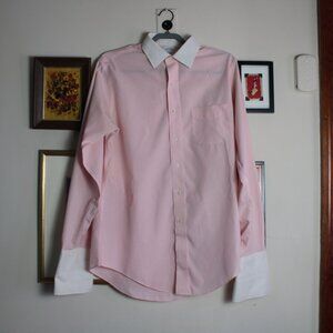 Brooks Brothers Pink Cotton Dress Shirt Size 16 / 36